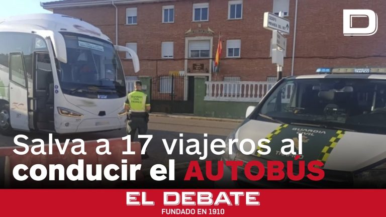 Asistencia de la Guardia Civil a un camionero desmayado al volante