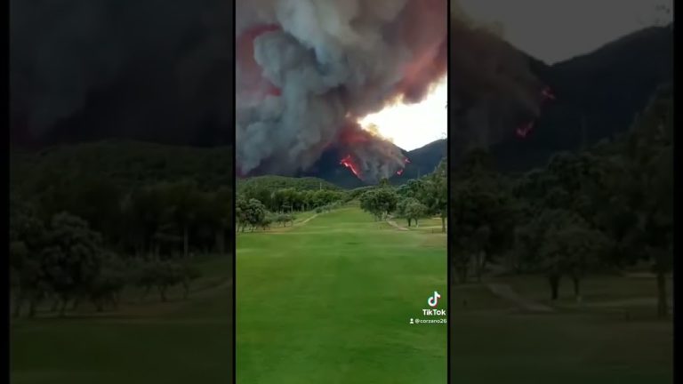 Traslado urgente a centro médico por incendio vehicular en Mijas